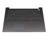 FA1JX0004X0 teclado incl. topcase original Lenovo DE (alemán) gris/negro