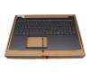FALS2020010 teclado incl. topcase original Lenovo DE (alemán) negro/canaso con retroiluminacion