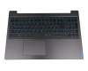 FG541_KB_BRK_Asssy_BL teclado incl. topcase original Lenovo PO (portugués) negro/azul/negro con retroiluminacion