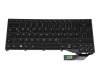 FJM16J26D0JD853 teclado original Fujitsu DE (alemán) negro con retroiluminacion