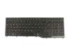 FJM16J96D0JD85 teclado original Fujitsu DE (alemán) negro/canosa con retroiluminacion