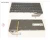 Fujitsu FUJ:CP732960-XX KEYBOARD BLACK W/ BL SPAIN