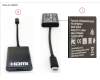 Fujitsu CABLE, HDMI ADAPTER (USB TYPE-C TO HDMI) para Fujitsu Stylistic V727