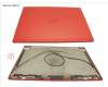 Fujitsu FUJ:CP754090-XX LCD BACK COVER RED NON TOUCH WWAN