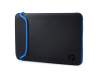 Funda protectora (negro/azul) para dispositivos de 15,6\" original para HP EliteBook 8570p