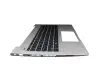 HB2361 teclado incl. topcase original HP SP (español) negro/plateado con retroiluminacion