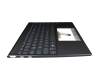 HQ2072092200 teclado incl. topcase original Asus DE (alemán) gris/canaso con retroiluminacion