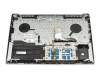 HQ2072179000 teclado incl. topcase original Lenovo DE (alemán) negro/plateado con retroiluminacion