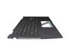 HQ207D0602000 teclado incl. topcase original Asus DE (alemán) negro/negro (Retroiluminación)