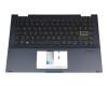 HQ2101305200 teclado original Asus DE (alemán) negro con retroiluminacion