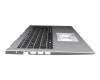 HQ2101A615007 teclado incl. topcase original Acer DE (alemán) negro/plateado