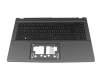 HQ2101AJ8N007 teclado incl. topcase original Acer DE (alemán) negro/negro con retroiluminacion