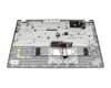 HQ26901001F80 teclado incl. topcase original Acer CH (suiza) gris/canaso con retroiluminacion