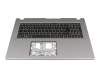 HQ26901001JQ0 teclado incl. topcase original Acer DE (alemán) negro/canaso