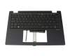 KAJZZF0662 teclado incl. topcase original Acer DE (alemán) negro/negro con retroiluminacion