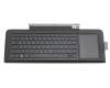 KBBT9881 teclado incl. topcase original HP DE (alemán) negro/negro