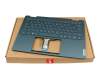 KT0122B3DK01GRA00 teclado incl. topcase original Lenovo DE (alemán) verde oscuro/verde oscuro con retroiluminacion