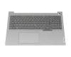 KT0122B5BK01GRA00 teclado incl. topcase original Lenovo DE (alemán) gris oscuro/canaso con retroiluminacion