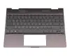 L13651-041 teclado incl. topcase original HP DE (alemán) gris oscuro/canaso con retroiluminacion