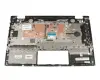 L15909-041 teclado incl. topcase original HP DE (alemán) plateado/plateado con retroiluminacion