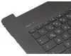 L20192-041 teclado incl. topcase original HP DE (alemán) negro/negro (con TP/DVD, textura superficial «negra cepillada»)
