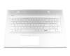 L22669-041 teclado incl. topcase original HP DE (alemán) plateado/plateado con retroiluminacion