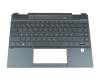 L37683-041 teclado incl. topcase original HP DE (alemán) negro/negro con retroiluminacion