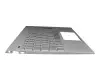 L53416-041 teclado incl. topcase original HP DE (alemán) plateado/negro