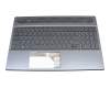 L55708-041 teclado incl. topcase original HP DE (alemán) antracita/antracita con retroiluminacion