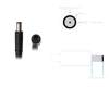 L57117-001 cargador original HP 120 vatios delgado