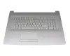 L92785-051 teclado incl. topcase original HP FR (francés) plateado/plateado (DVD) (PTP)