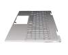 L93227-041 teclado incl. topcase original HP DE (alemán) plateado/plateado con retroiluminacion (DSC Grafik)