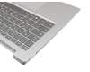LCM16H36D0J6862 teclado incl. topcase original Lenovo DE (alemán) gris/plateado con retroiluminacion