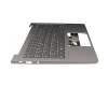 LCM20A96D0J686 teclado incl. topcase original Lenovo DE (alemán) negro/canaso con retroiluminacion