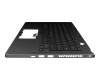 LF3088BKB042 teclado incl. topcase original Asus DE (alemán) negro/canaso con retroiluminacion