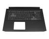 LG05P_N12B3L teclado incl. topcase original Acer CH (suiza) negro/blanco/negro con retroiluminacion