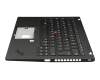 LIM18F86D0JG62 teclado incl. topcase original Lenovo DE (alemán) negro/negro con retroiluminacion y mouse stick