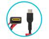 Lenovo ThinkPad X1 Carbon Gen 13 (21NS) original GaN-cargador USB-C 65 vatios delgado