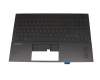 M00838-041 teclado incl. topcase original HP DE (alemán) negro/negro con retroiluminacion