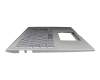 M08-L07-R05A-F02 teclado incl. topcase original Asus DE (alemán) plateado/plateado con retroiluminacion