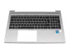 M21742-041 teclado incl. topcase original HP DE (alemán) negro/plateado con retroiluminacion