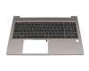 M26113-041 teclado incl. topcase original HP DE (alemán) negro/canaso con retroiluminacion