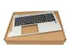 M35816-041N teclado incl. topcase original HP DE (alemán) negro/plateado con retroiluminacion y mouse stick