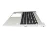 M35817-041 teclado incl. topcase original HP DE (alemán) negro/plateado con retroiluminacion y mouse stick