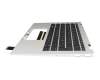 M45822-041 teclado incl. topcase original HP DE (alemán) negro/plateado con retroiluminacion