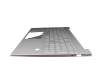 M76638-041 teclado incl. topcase original HP DE (alemán) plateado/plateado con retroiluminacion