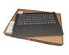 MGE 181001 0A teclado incl. topcase original Lenovo FR (francés) gris/canaso