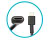 MSI Summit E16 Flip A11UCT (MS-1591) original cargador USB-C 100 vatios angular