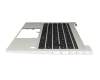 N45428-041 teclado incl. topcase original HP DE (alemán) negro/plateado con retroiluminacion