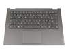 NBX0002GD00 teclado incl. topcase original Lenovo DE (alemán) gris/canaso